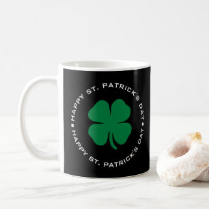Happy St. Patrick's Day Shamrock Lucky Charm Coffee Mug