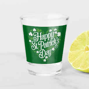 Happy St Patrick's Day Shot Glass