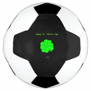 Happy St.  Patrick's Day Soccer Ball