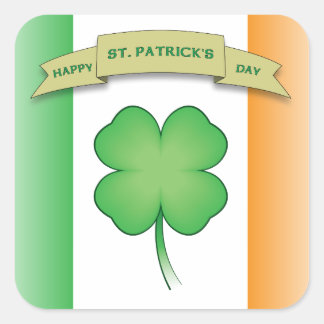 Happy St. Patrick's Day Square Sticker