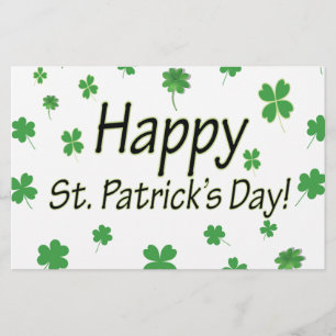 Happy St Patricks Day Stationery