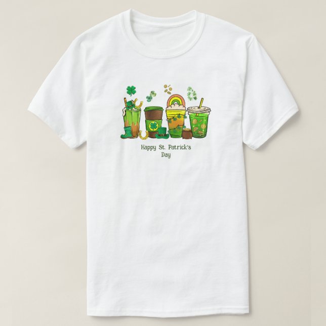 Happy St. Patrick's Day T-Shirt (Design Front)