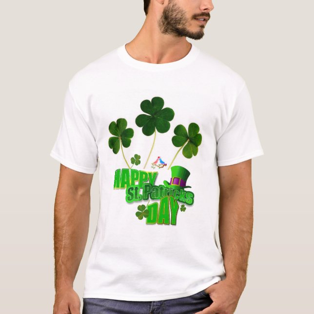 Happy St. Patrick's Day T-Shirt (Front)