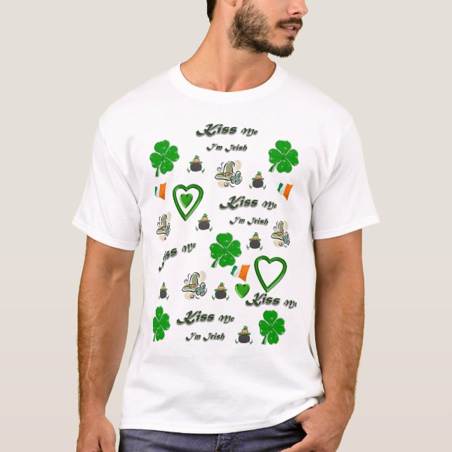 Happy St. Patrick's Day T-Shirt (Front)