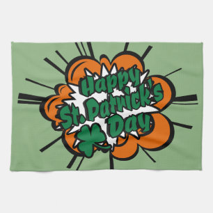 Happy St. Patrick's Day Tea Towel