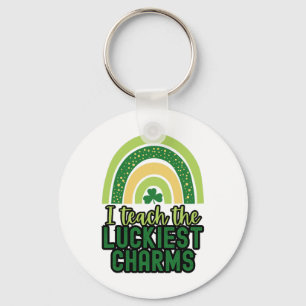 Happy St Patrick's Day Teacher School Saint Patric Key Ring