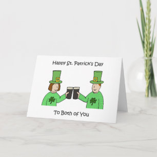 Happy St Patrick's Day to Both of You Card