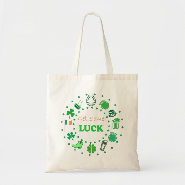 Happy St. Patrick's Day  Tote Bag (Front)