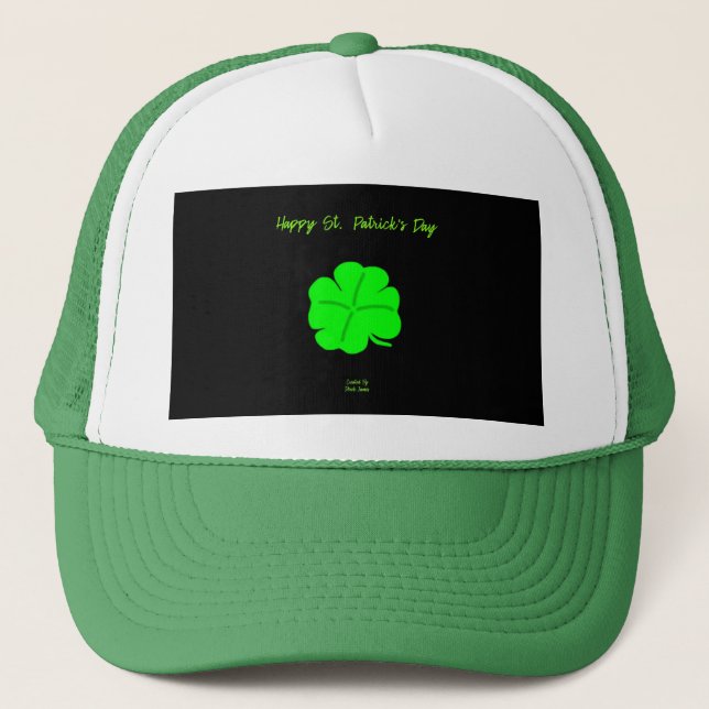 Happy St.  Patrick's Day Trucker Hat (Front)