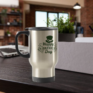 Happy St. Patrick's Day Tumbler Travel Mug