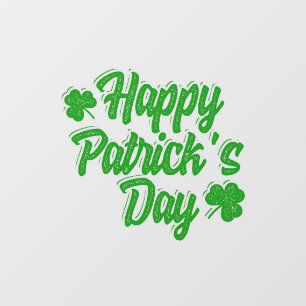 Happy St. Patrick's Day Window Cling