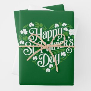 Happy St Patrick's Day  Wrapping Paper Sheet