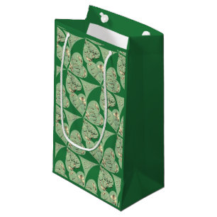 "Happy St. Patrick's" Shamrocks Small Gift Bag