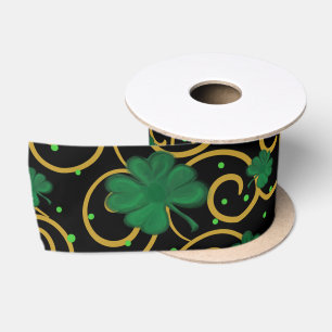 Happy St. Patty's Day Satin Ribbon