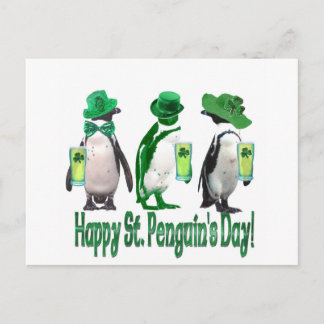 Happy St. Penguin's Day Postcard