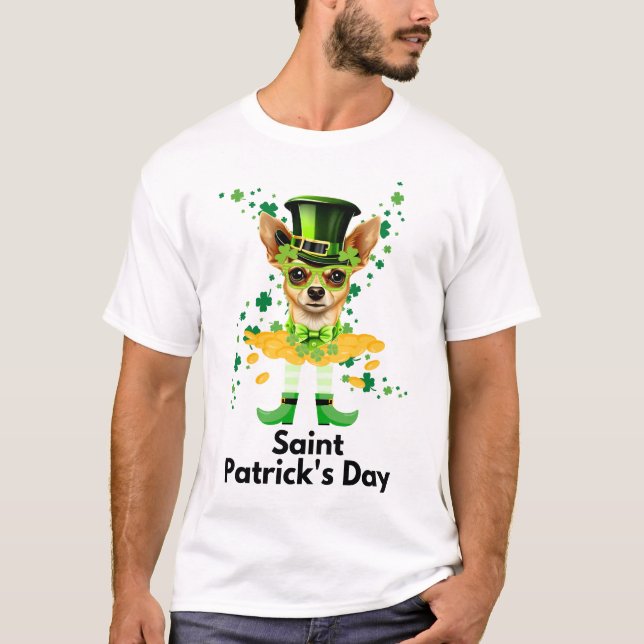 Happy St Saint Patrick's Day T-Shirt (Front)