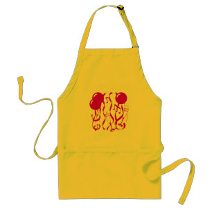 "HAPPY" STANDARD APRON / by: Opal01
