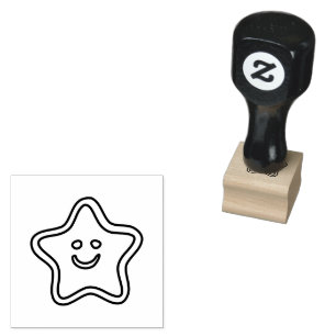 "Happy Star" Stamp Reward  (1" x 1") 
