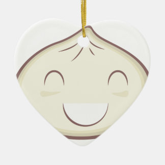 Happy Steam Bun Ceramic Tree Decoration