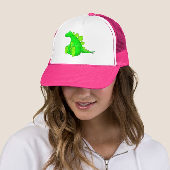 Happy Stegosaurus -  Trucker Hat (In Situ)