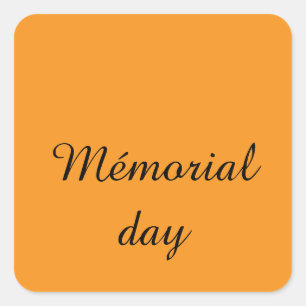 Happy stickers mémorial day