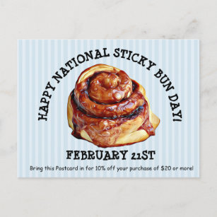 Thank You Sticky Bun Cinnamon Roll Stickers