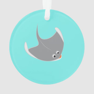 Happy Stingrays Ornament