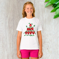 Happy Strawberry Family Fruit Pyramid