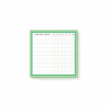 Happy Stripe Collection Habit Tracker in Green