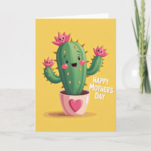 Happy Succulent Plant Card