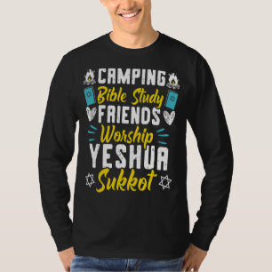Happy Sukkot Day Lulav Palm Tree Israelite Jewish T-Shirt