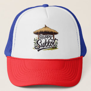 Happy Sukkot Jewish holiday Hanukkah Trucker Hat