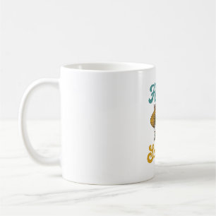 Happy Summer Cat Vintage Engraving Shirt Design_1 Coffee Mug