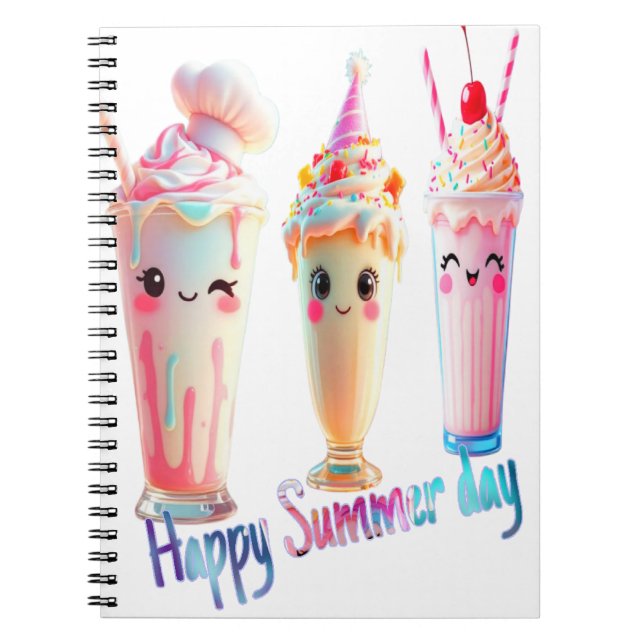 Happy Summer day  Notebook (Front)