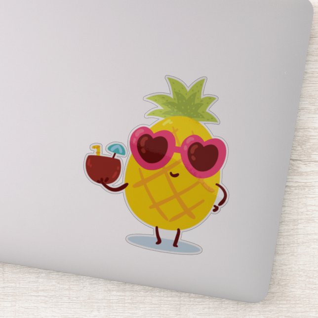 Happy summer Party Laptop Stickers (Detail)