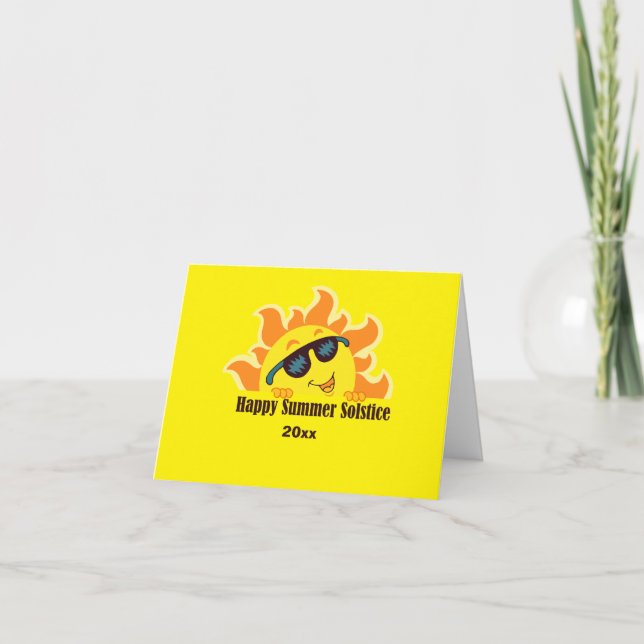 happy summer solstice 2026 card (Front)