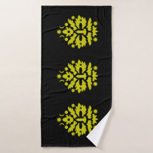 happy summer solstice Midsummer Bath Towel
