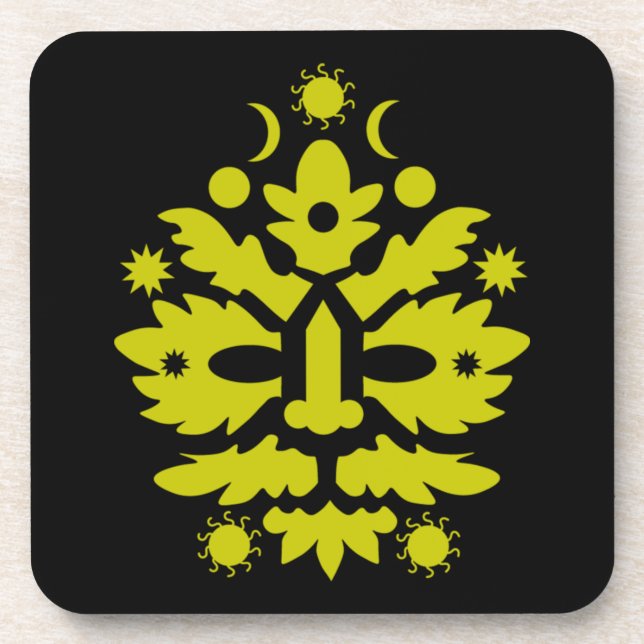 happy summer solstice Midsummer Coaster (Front)