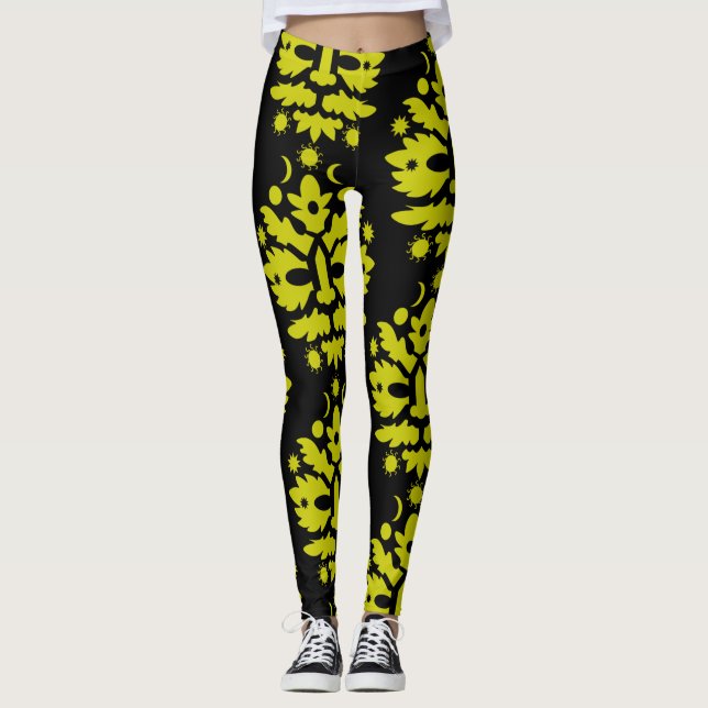 happy summer solstice Midsummer Leggings (Front)