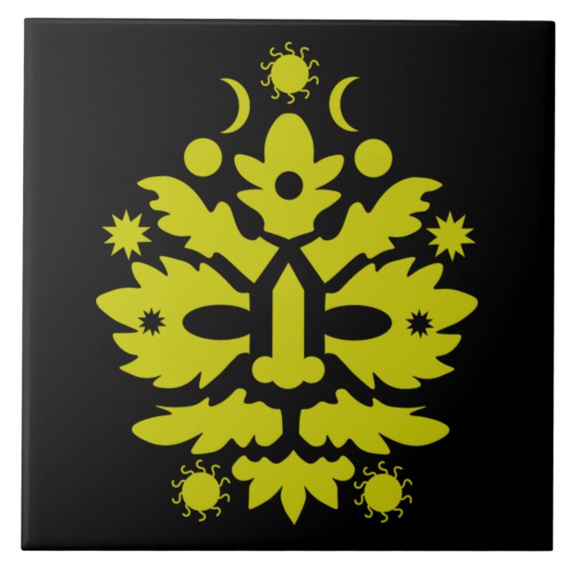 happy summer solstice Midsummer Tile (Front)