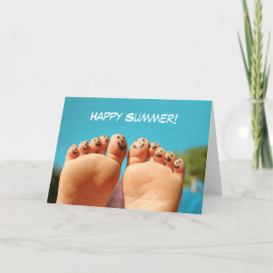 Happy Summer Toes Card