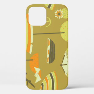 Happy Summertime Fun Seamless Pattern iPhone 12 Case