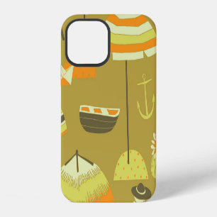 Happy Summertime Fun Seamless Pattern iPhone 12 Case