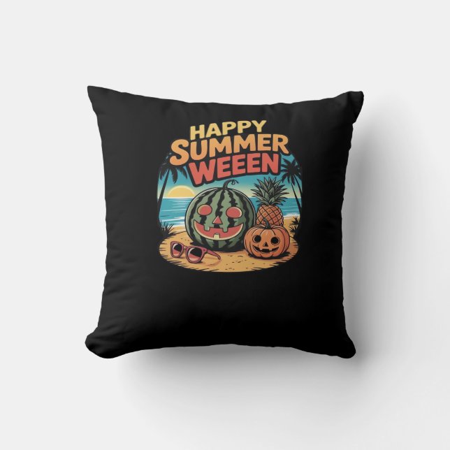 Happy Summerween Classic Cushion (Front)