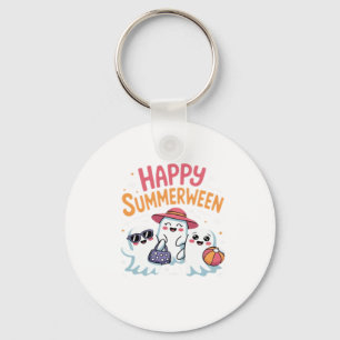 Happy Summerween Classic Key Ring