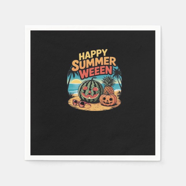 Happy Summerween Classic Napkin (Front)
