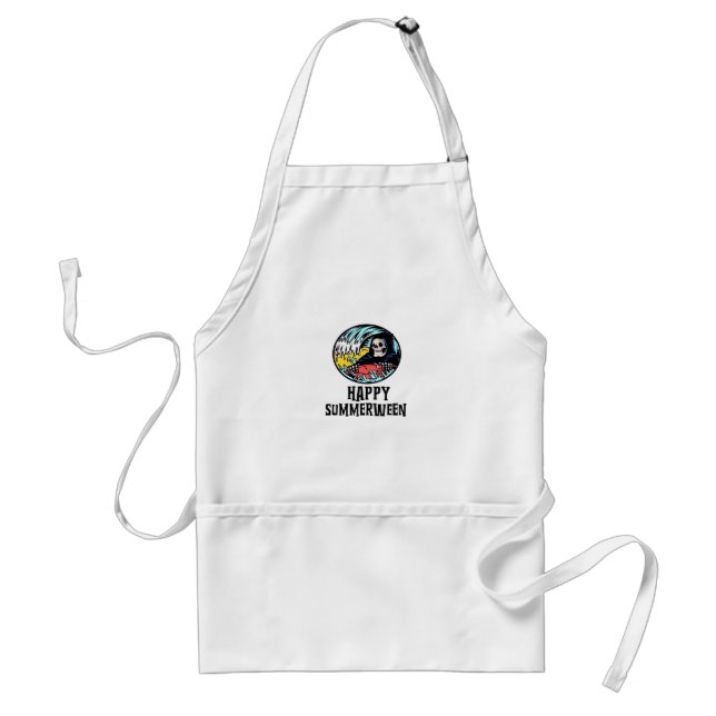 Happy Summerween Essential 2025 Standard Apron (Front)