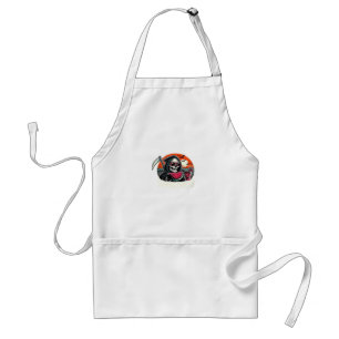Happy Summerween Grim Reaper Watermelon Summer Hal Standard Apron