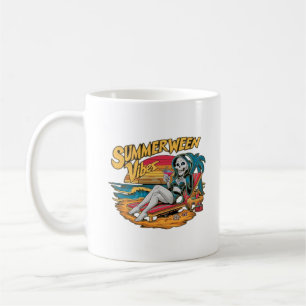 Happy Summerween Summer Halloween Holiday Beach Vi Coffee Mug