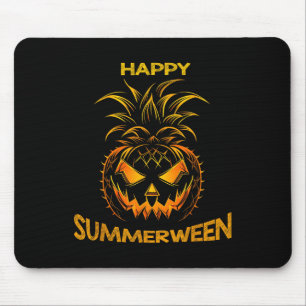 Happy Summerween Summer Halloween Jack O Lantern P Mouse Mat